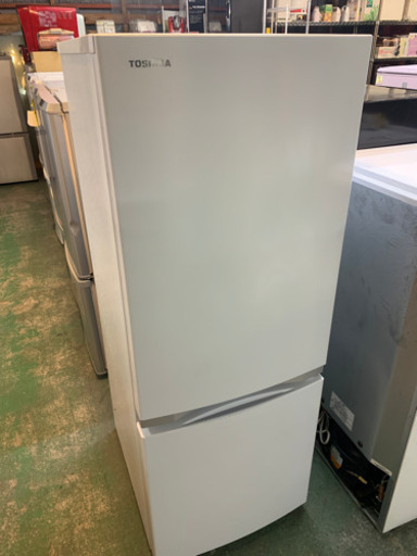 TOSHIBA 2ドア　冷凍冷蔵庫　153L 2019年製　中古