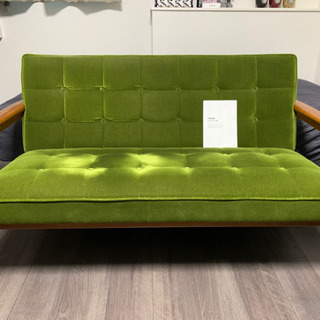 カリモク60 Kチェア 2シーター ソファ モケットグリーン 椅子 karimoku