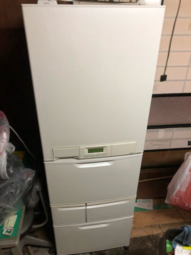 青森市から〜TOSHIBA☆02年製 415L 自動製氷付き 5ドア冷蔵庫