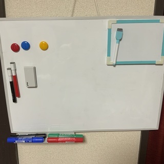 【44cm×60cm】ホワイトボード　【マジック、小型ホワイトボ...