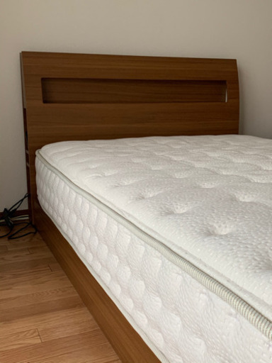 【急】セミダブルフレームマットレスセット