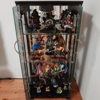 ワンピースフィギュア フィギュアケースセット - 家具
