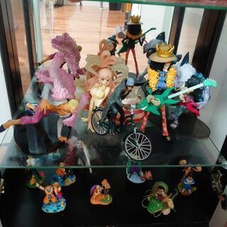 ワンピースフィギュア フィギュアケースセット - 家具