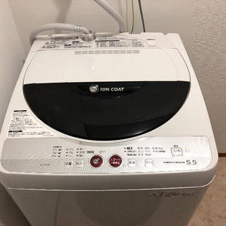 シャープ全自動洗濯機　5.5kg