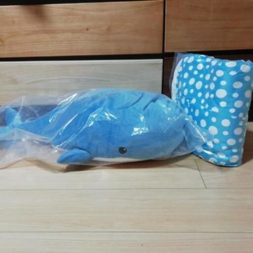 ぬいぐるみ　クジラ　ジンベイザメセット