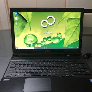 初心者におすすめ富士通ノートパソコン☆ブルーレイ/i3-3120M/750GB