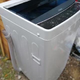 【USED】ハイアール 4.5kg 全自動洗濯機 ブラックHaier JW-C45A-K　2017年製の画像