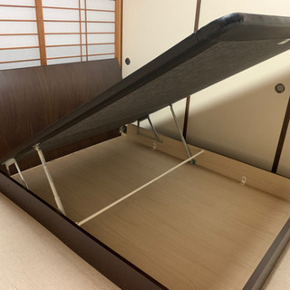 ★【取り引き先決定】クイーンベッド 木製 オシャレ 美品★の画像