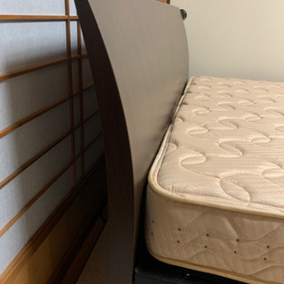 ★【取り引き先決定】クイーンベッド 木製 オシャレ 美品★の画像