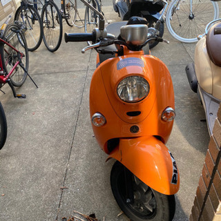 原付　YAMAHA ビーノ　オレンジ　4スト　セル・キック動作確認済み