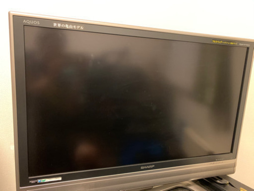 シャープ37インチAQUOS世界の亀山モデル・美品