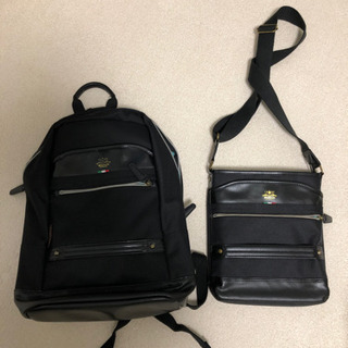 商談中　Bianchiのリュックと斜めがけバック