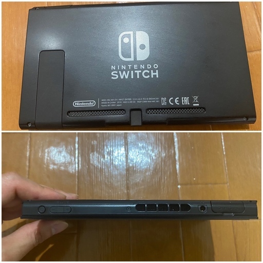 新型本体ニンテンドースイッチ（グレー） ・中古品