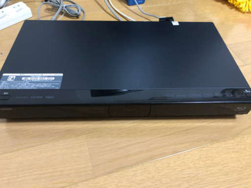 取引者決定しました！SHARP ブルーレイディスクレコーダー