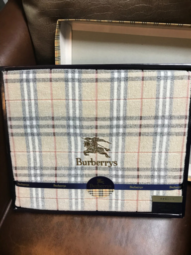 新品バーバリータオルシーツ