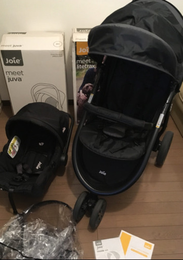Joie（ジョイイー） トラベルシステム 三輪ベビーカー と多機能ベビーシートのセット
