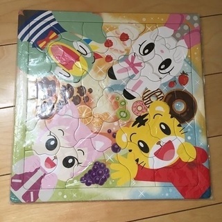 しまじろう4点セット　パペット、ぬいぐるみ、パズルの画像