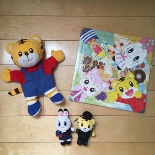 しまじろう4点セット　パペット、ぬいぐるみ、パズル