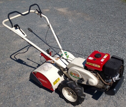 鹿児島発　オーレックガソリンエンジンミニ耕うん機　SF50　正転/逆転　タイヤ新品交換済み