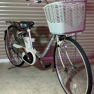 電動自転車。