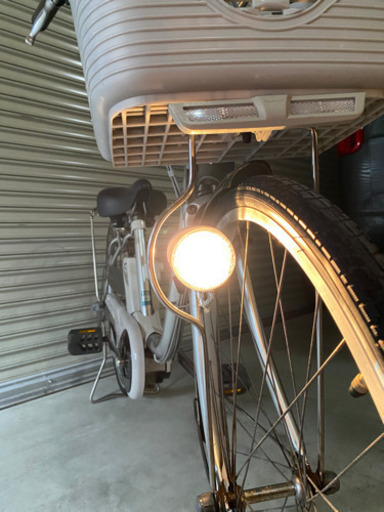 電動自転車。