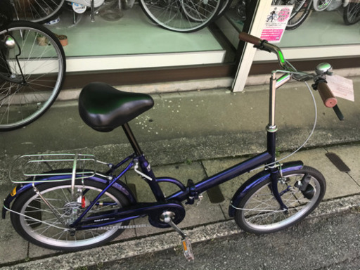 折り畳み自転車(青)