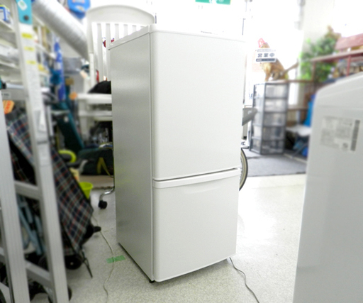 美品 2ドア冷蔵庫 138L 2019年製 100Lクラス パナソニック NR-B14BW-W ホワイト ☆ PayPay(ペイペイ)決済可能 ☆ 札幌市 北区 屯田