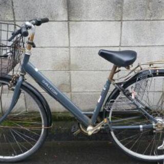 中古自転車27インチ　カゴ付き　錆