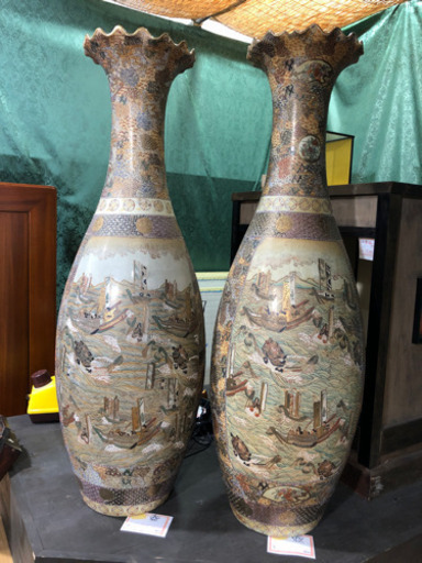 お勧め商品　豪華絢爛　今後入荷無し‼︎   大型　飾り　壺　インテリア　置物　圧巻