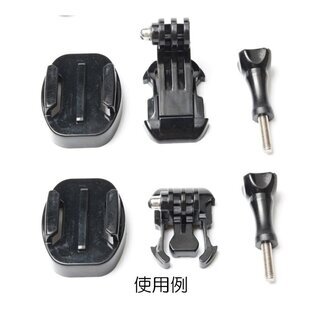 GoProアクセサリー 三脚用 ベースマウント 三脚用 マウント 1/4スレッド カメラ Gopro 固定用 HERO Session GoPro ゴープロの画像