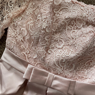 ピンクサテンドレス　結婚式　成人式　二次会　パーティーの画像