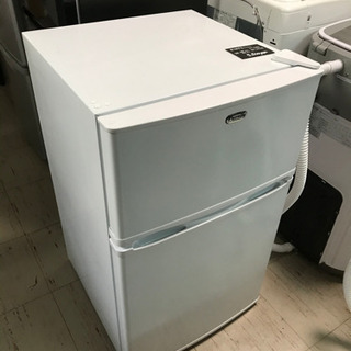 JH00566 冷蔵庫 2ドア フィフティ2017年製 91L
