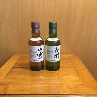 サントリー シングルモルトウイスキー山崎180ml×2本 白州1...