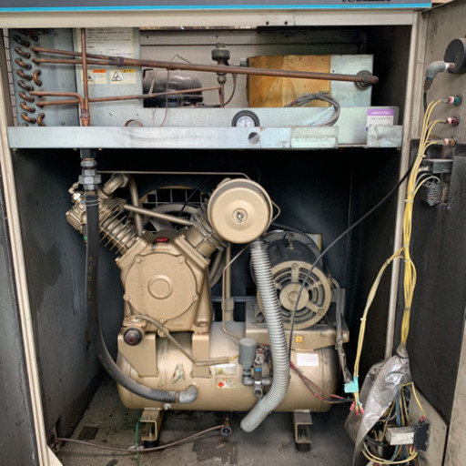 TOSHIBA コンプレッサー 3.7kw 5馬力