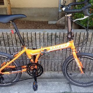 Fiatの折りたたみ自転車 チェーン錆あり でも問題なく良品です