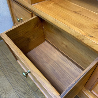 バリ家具サイドボード　ナチュラルブラウンの画像