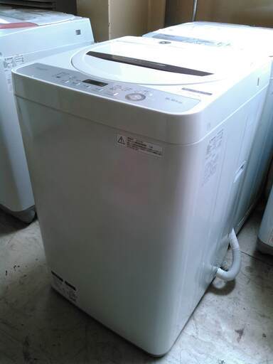 ◆安心の一年保証！　洗濯機　5.5㎏　SHARP/シャープ　2018年製　ES-GE5B-T　No.1320061702　ガーランド草加