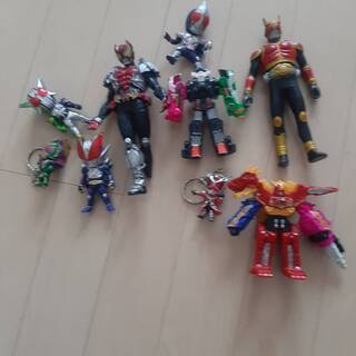 【仮面ライダーW】おもちゃ3【中古】 フィギュア、キーホルダー 他