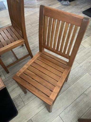 ☆中古品 テーブル（ADAL/アダル) 2点 ＆ チェア（old maison/オールドマイソン）4点 合計6点セット②☆