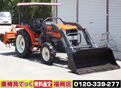 【SOLD OUT】クボタ トラクター KL25 25馬力 フロントローダー パワステ 自動水平 Uシフト オートヒッチ【農機具でっく】【福岡】【トラクター】