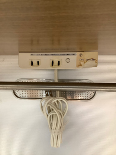 レンジボード　3枚扉　ダークブラウン　電源プラグ変形有り