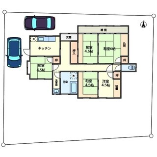 【入居者決定】三重町赤峰 【家賃3.3万円！激安5K平屋戸建て】駐車場2台分！敷礼ゼロ！DIY可！ペット可！外国人可！広々の延床面積85㎡！ - 豊後大野市