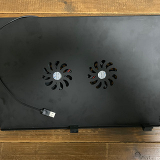 PCスタンド パソコンデスク ２つ冷却ファン付き折りたたみ式多機能テーブル 新品の画像