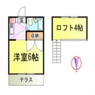 🉐初期費用１万円🙂中央線で家賃35000円🏠西八王子駅徒歩７分のロフト付アパート♪家賃１か月分無料 - 不動産