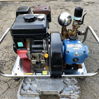 動画付 整備済 4.2馬力 高水量21.4L/分 高圧45Kgf/c㎡ セット動噴 有光 CSR-430D 吸水、戻しホース付 現品確認 手渡し歓迎 初期不良対応OK 動画付 整備済 4.2馬力 高水量21.4L/分 高圧45Kgf/c㎡ セット動噴 有光