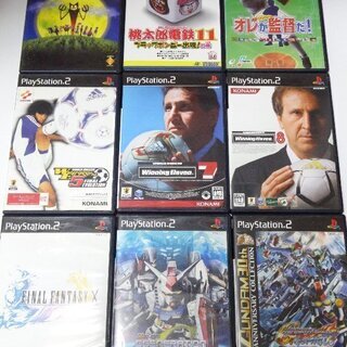 SONY PS2 SCPH-30000 本体・メモリ・デュアル振動連射コントローラー 説明書 ソフトセットの画像