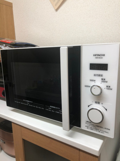HITACHIの2018年度版の電子レンジ