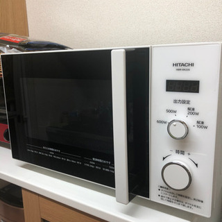 HITACHIの2018年度版の電子レンジ