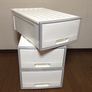 収納ケース3個セット、お譲りしますの画像