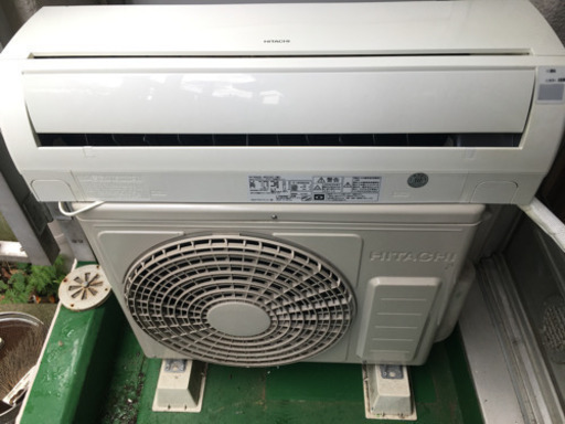 ＜工事可＞　日立　ルームエアコン RAS-Ｒ22C　2.2kW ６畳 2014年製